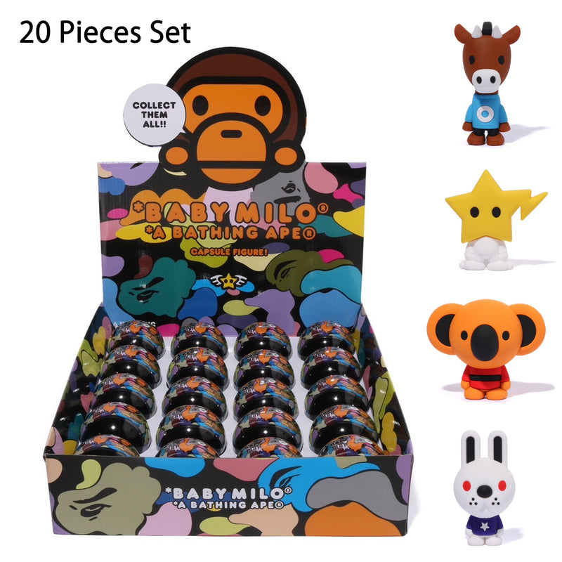 A BATHING APE BABY MILO CAPSULE FIGURE BOX ( 20 pieces set ) VOL.5