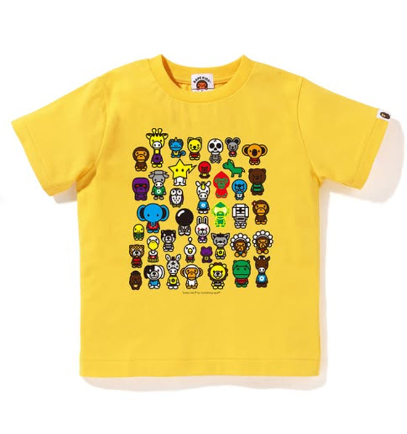 A BATHING APE BAPE KIDS MILO A TO Z TEE