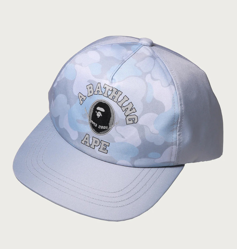 A BATHING APE BAPE CARD COLLEGE PANEL CAP ( ONLINE EXCLUSIVE )