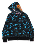 A BATHING APE BAPE x HELINOX SHARK FULL ZIP HOODIE