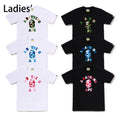 A BATHING APE Ladies' ABC CAMO COLLEGE TEE