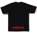 A BATHING APE COLOR CAMO APE FACE TEE