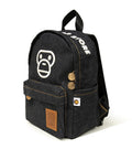 A BATHING APE BABY MILO STORE BABY MILO DENIM MINI DAYPACK