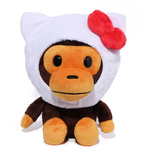 A BATHING APE BABY MILO x SANRIO HELLO KITTY PLUSH DOLL