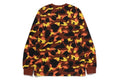 A BATHING APE 1ST CAMO ONE POINT L/S TEE