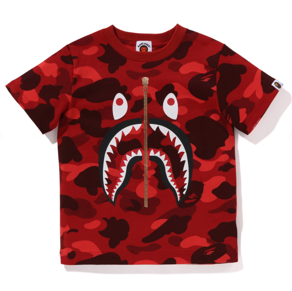A・BATHING APE APE エイプ シャークBAPE KIDS Tシャツ A BATHING APE BAPE KIDS COLOR CAMO SHARK TEE – happyjagabee