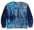 A BATHING APE ICE DYE BAPE STA COLLEGE RELAXED FIT CREWNECK