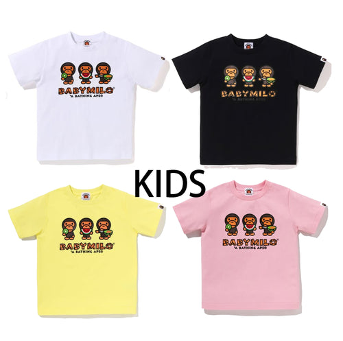 A BATHING APE BAPE KIDS BABY MILO FRUIT SUMMER TEE