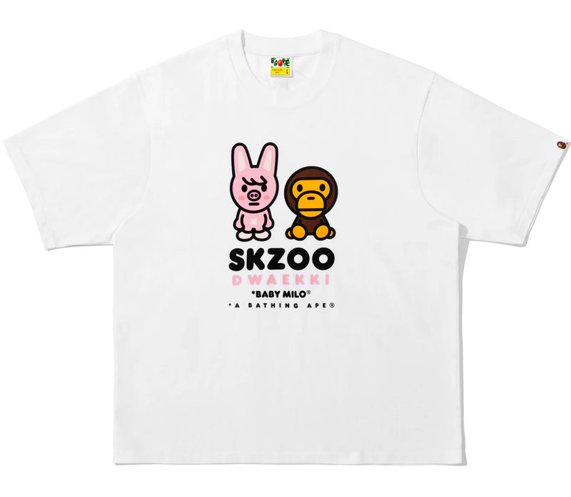 A BATHING APE BAPE x STRAYKIDS DWAEKKI BABY MILO TEE