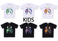 A BATHING APE BAPE KIDS COLORS MILO SHARK TEE