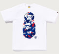 A BATHING APE STA STRIKE CAMO MILO ON APE HEAD TEE