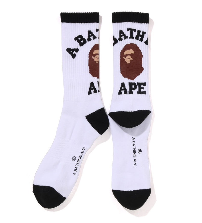 A BATHING APE COLLEGE SOCKS