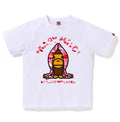 A BATHING APE BAPE KIDS ABC CAMO MILO HOODIE TEE
