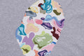 A BATHING APE ART CAMO APE HEAD RELAXED FIT L/S TEE