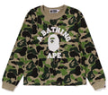 A BATHING APE Ladies' ABC CAMO COLLEGE L/S TEE