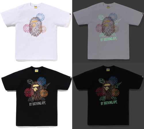 A BATHING APE FIREWORK BY BATHING APE TEE (Japan Exclusive)