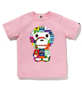 A BATHING APE BAPE KIDS BABY MILO PATCHWORK BIG BABY MILO TEE