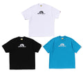 A BATHING APE RAINDROP APE HEAD LOGO RELAXED FIT TEE