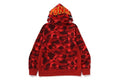A BATHING APE COLOR CAMO 2ND SHARK PULLOVER HOODIE