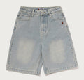 A BATHING APE Ladies' BAPE STA LOGO DENIM SHORTS