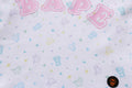 A BATHING APE Ladies' LISA MILO STA PATTERN WAFFLE SLIM FIT L/S TEE
