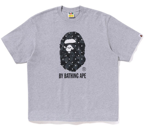 A BATHING APE ABC DOT CAMO BY BATHING APE RELAXED FIT TEE