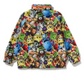 A BATHING APE BAPE KIDS 3D MILO ALL FRIENDS LIGHT JACKET