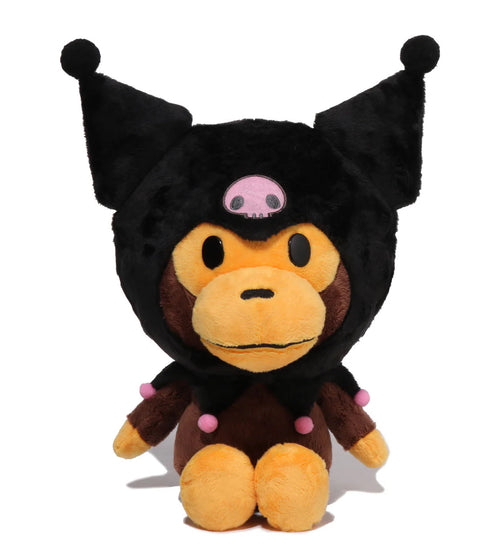 A BATHING APE BAPE x SANRIO CHARACTERS PLUSH DOLL KUROMI - happyjagabee store