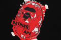 A BATHING APE GRAFFITI APE HEAD RELAXED FIT TEE
