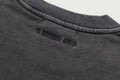A BATHING APE GARMENT DYED ONE POINT RELAXED FIT CREWNECK SWEAT SHIRT