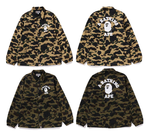 A BATHING APE 1ST CAMO COACH JACKET