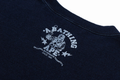 A BATHING APE JAPAN DENIM COLLECTION COLLEGE INDIGO CREWNECK SWEAT SHIRTS