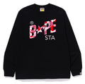 A BATHING APE ABC CAMO BAPE STA L/S TEE