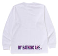 A BATHING APE COLOR CAMO APE FACE STA L/S TEE