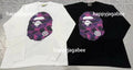 A BATHING APE COLOR CAMO BIG APE HEAD L/S TEE