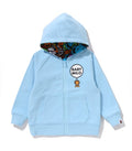 A BATHING APE BAPE KIDS BABY MILO PATTERN REVERSIBLE ZIP HOODIE - happyjagabee store