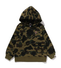 A BATHING APE BAPE KIDS 1ST CAMO ONE POINT PULLOVER HOODIE