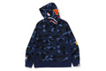 A BATHING APE COLOR CAMO 2ND SHARK PULLOVER HOODIE