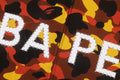 A BATHING APE 1ST CAMO BAPE LOGO RHINESTONE RELAXED FIT FULL ZIP HOODIE