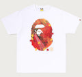 A BATHING APE JAPAN AUTUMN PHOTO APE HEAD TEE
