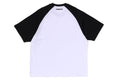 A BATHING APE ONE POINT RELAXED FIT RAGLAN TEE