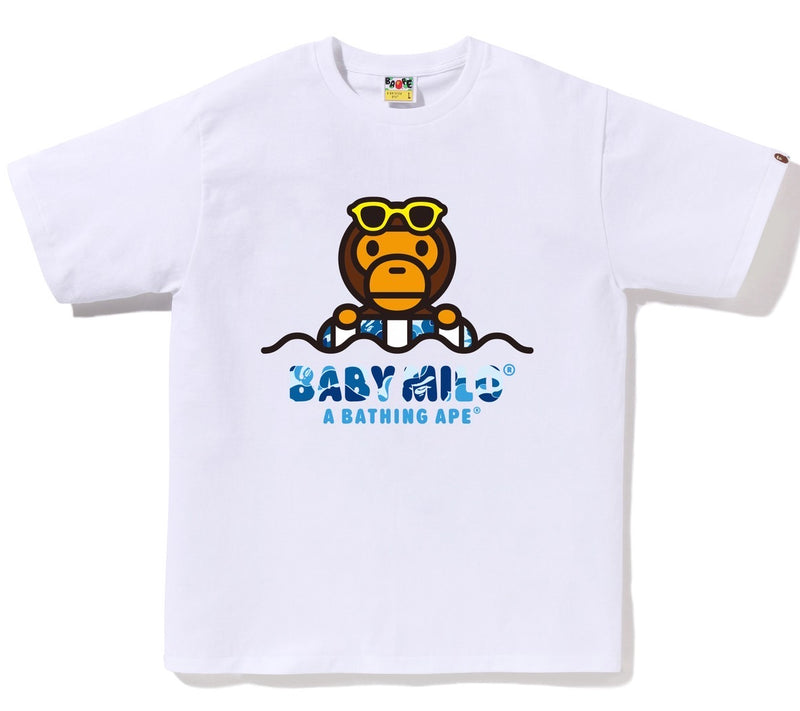 A BATHING APE ABC CAMO BABY MILO FLOAT SUMMER TEE