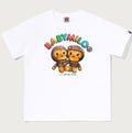 A BATHING APE BAPE KIDS HAND DRAW MILO AND LISA TEE