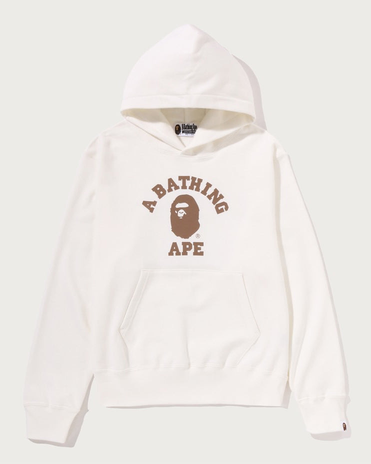 A BATHING APE Ladies' COLLEGE PULLOVER HOODIE