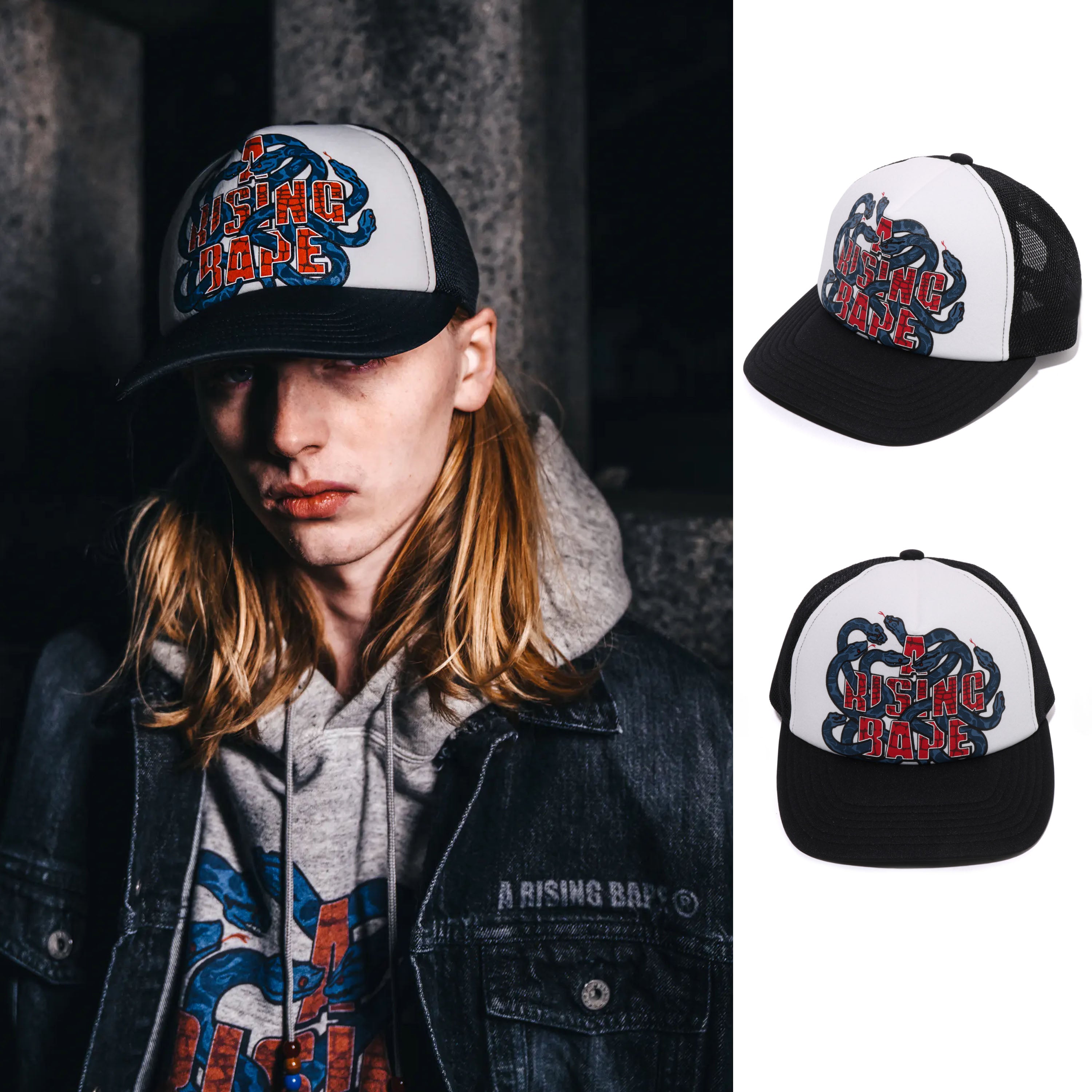 Aape BY A BATHING APE フィッシング メッシュベスト F A BATHING APE(アベイシングエイプ)】エイプカモフィッシング