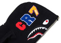 A BATHING APE BAPE x CR7 LIFE LOGO RELAXED FIT SHARK FULL ZIP HOODIE