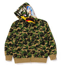 A BATHING APE BAPE x READYMADE ABC CAMO EAGLE RELAXED FIT FULL ZIP HOODIE