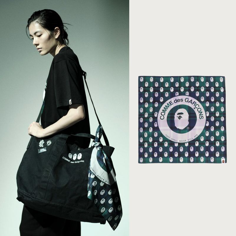 A BATHING APE BAPE x COMME des GARCONS CDG OSAKA Limited BAPE BANDANA