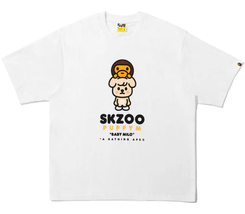 A BATHING APE BAPE x STRAYKIDS PUPPYM BABY MILO TEE