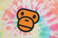 A BATHING APE BAPE KIDS BABY MILO TIE DYE TEE